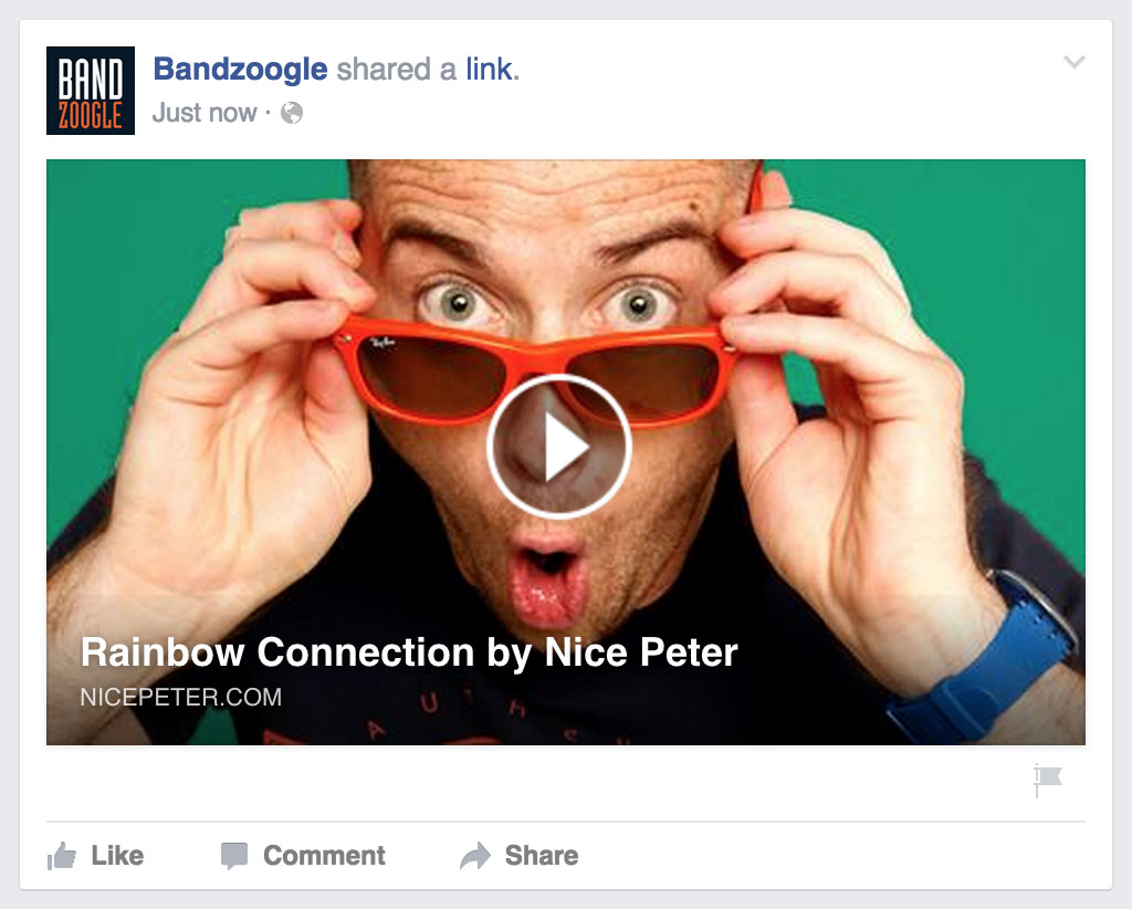 Promote your music with Bandzoogle's Facebook, Twitter & Embeddable Players 