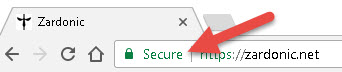 HTTPS secure icon