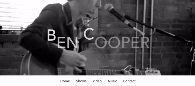 Ben Cooper website