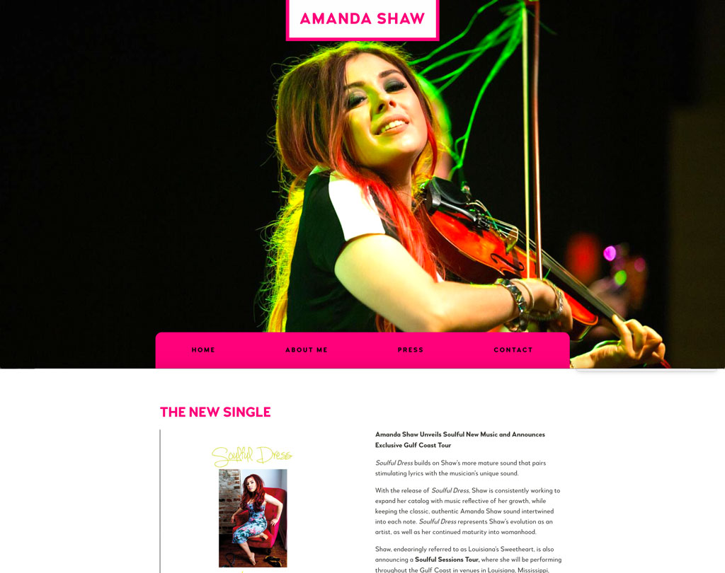 Amanda Shaw website