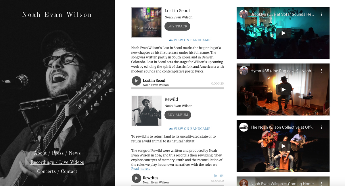 How to create a perfect page to sell music on your website