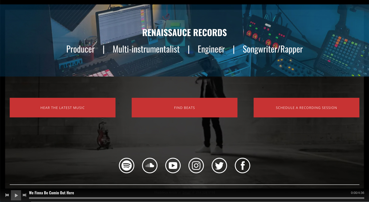 5 best website templates for record labels