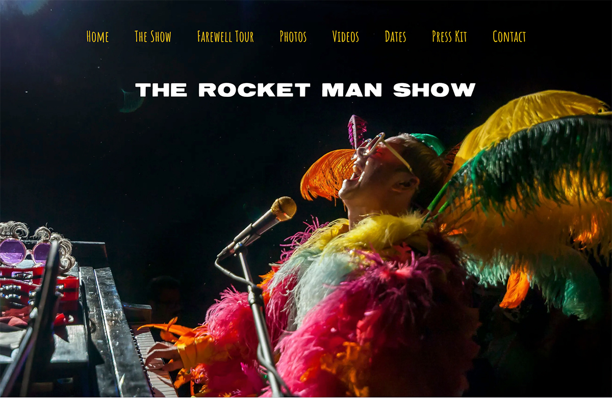 Bandzoogle Blog - How to design a great tribute band website - Homepage