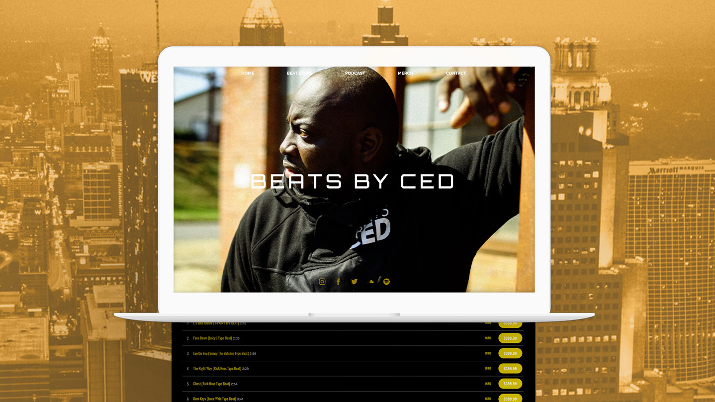 How to build a website to sell beats online