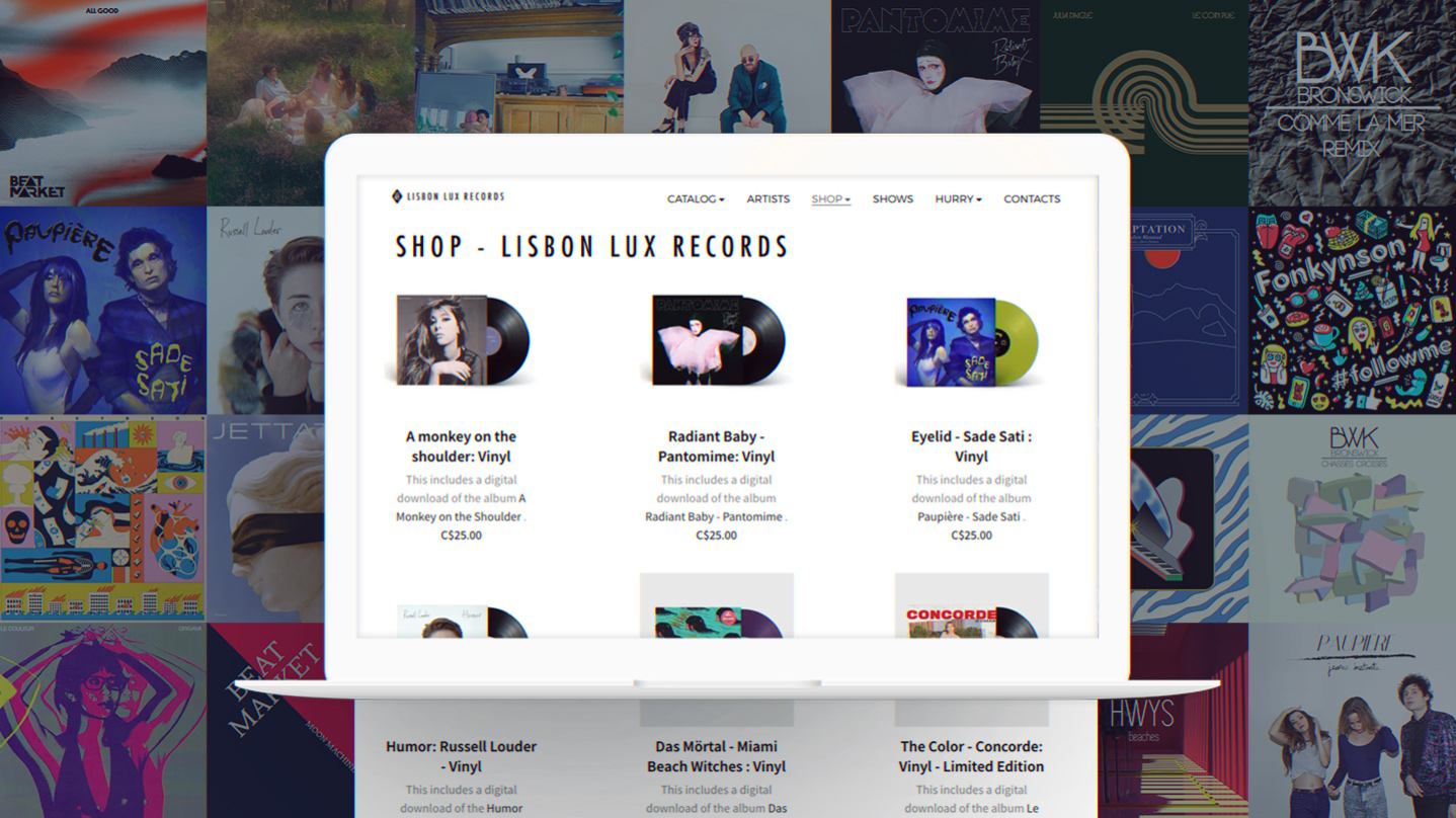 How to build a record label website 
