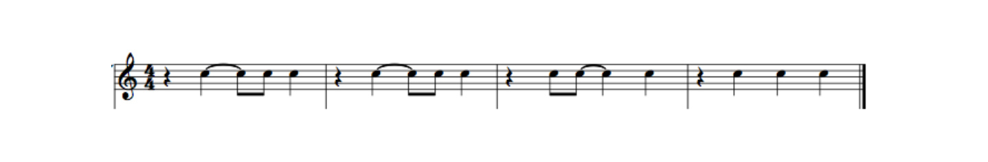 Write a great tune - notation variety