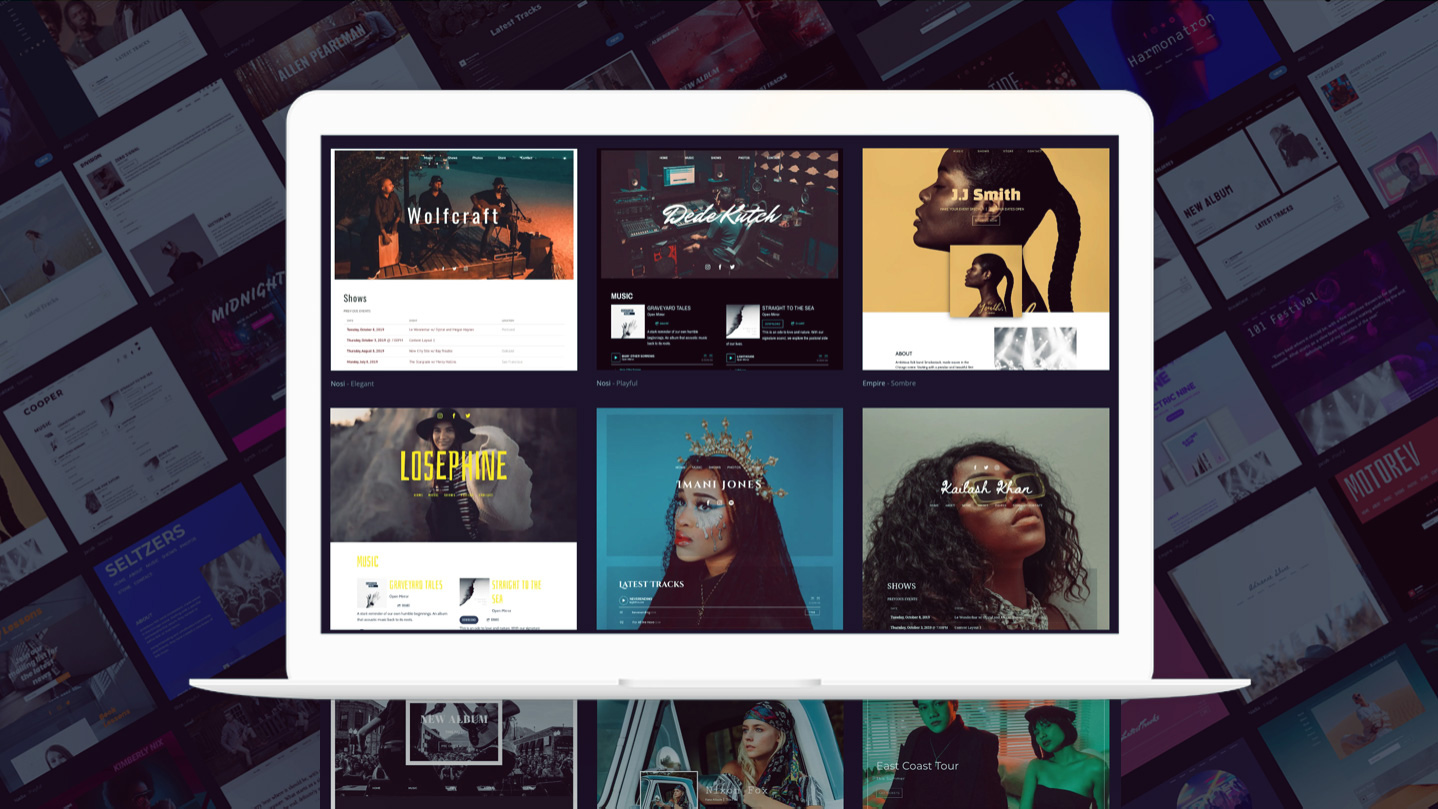 16 website templates for musicians and bands | Bandzoogle Blog