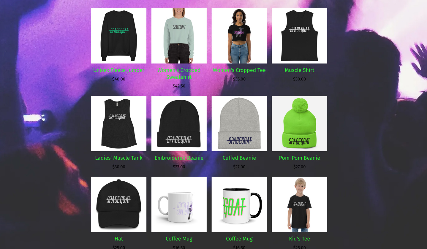 How to create a store page to sell music & merch on your website
