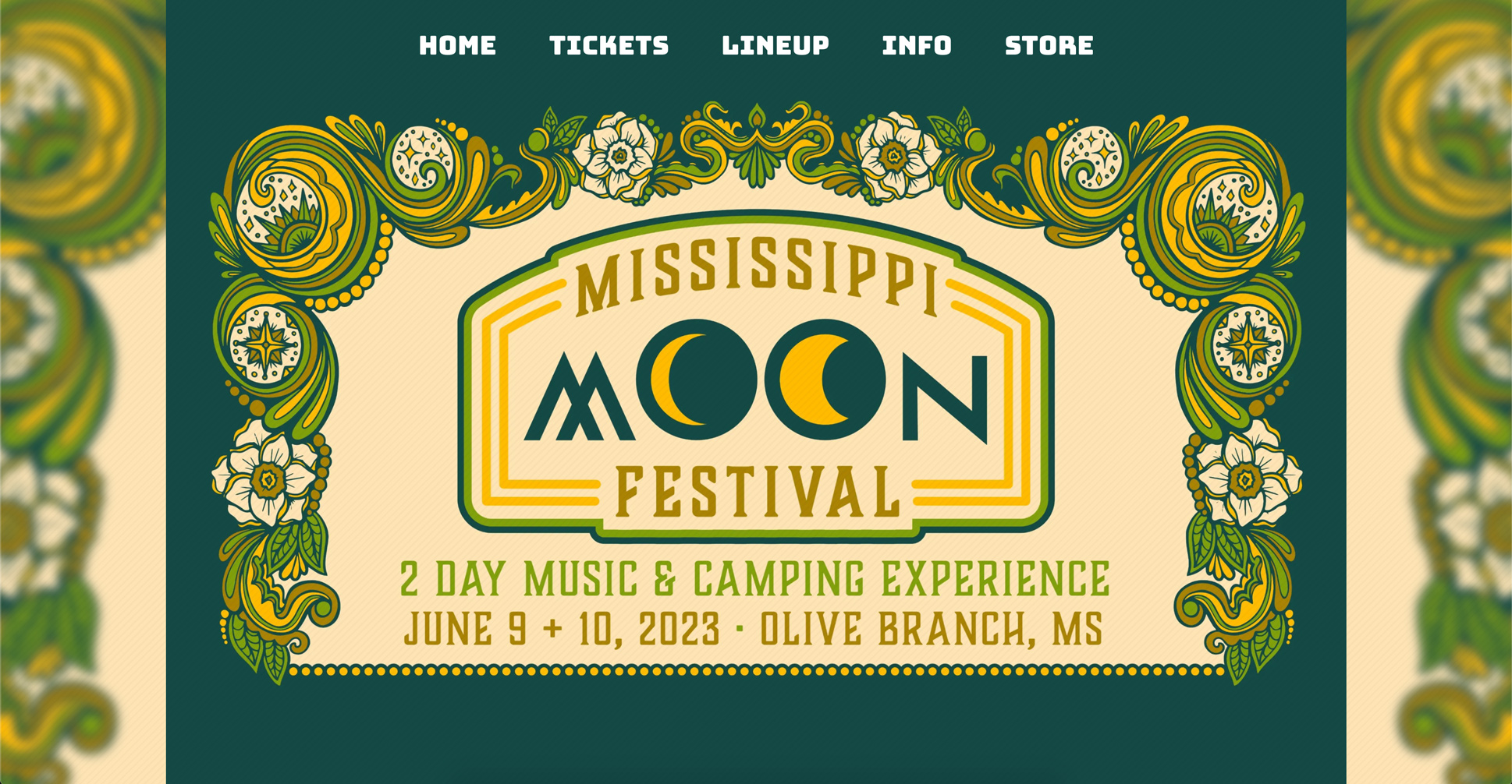 How to build a music festival website example
