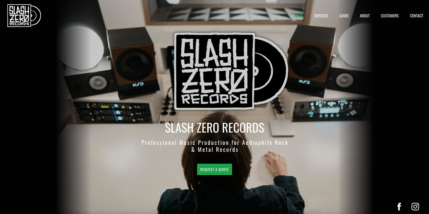 A list of 20 best band websites, and why we love them - Slash Zero Records