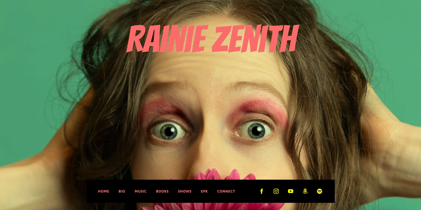 A list of 20 best band websites, and why we love them - Rainie Zenith