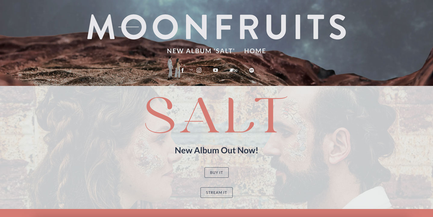 A list of 20 best band websites, and why we love them - Moonfruits