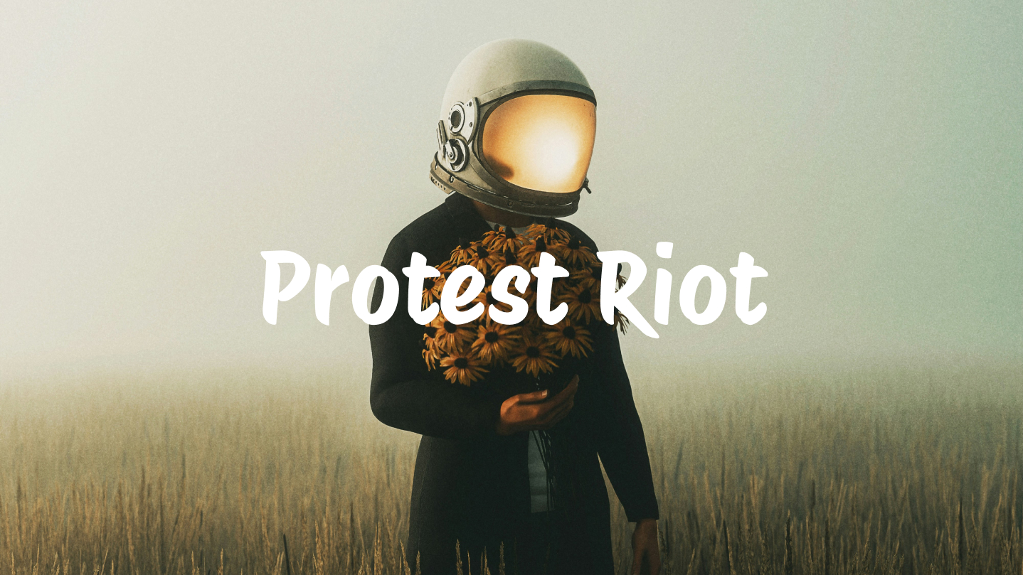 Bandzoogle blog:  new fonts for your music website. Screenshot preview of the Protest Riot font.